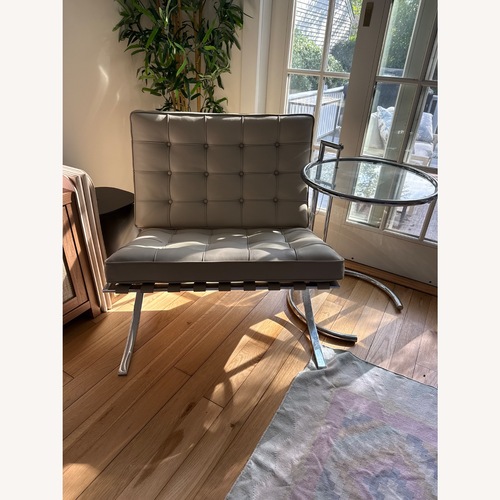 Used Design Within Reach Leather Accent Chair for sale on AptDeco