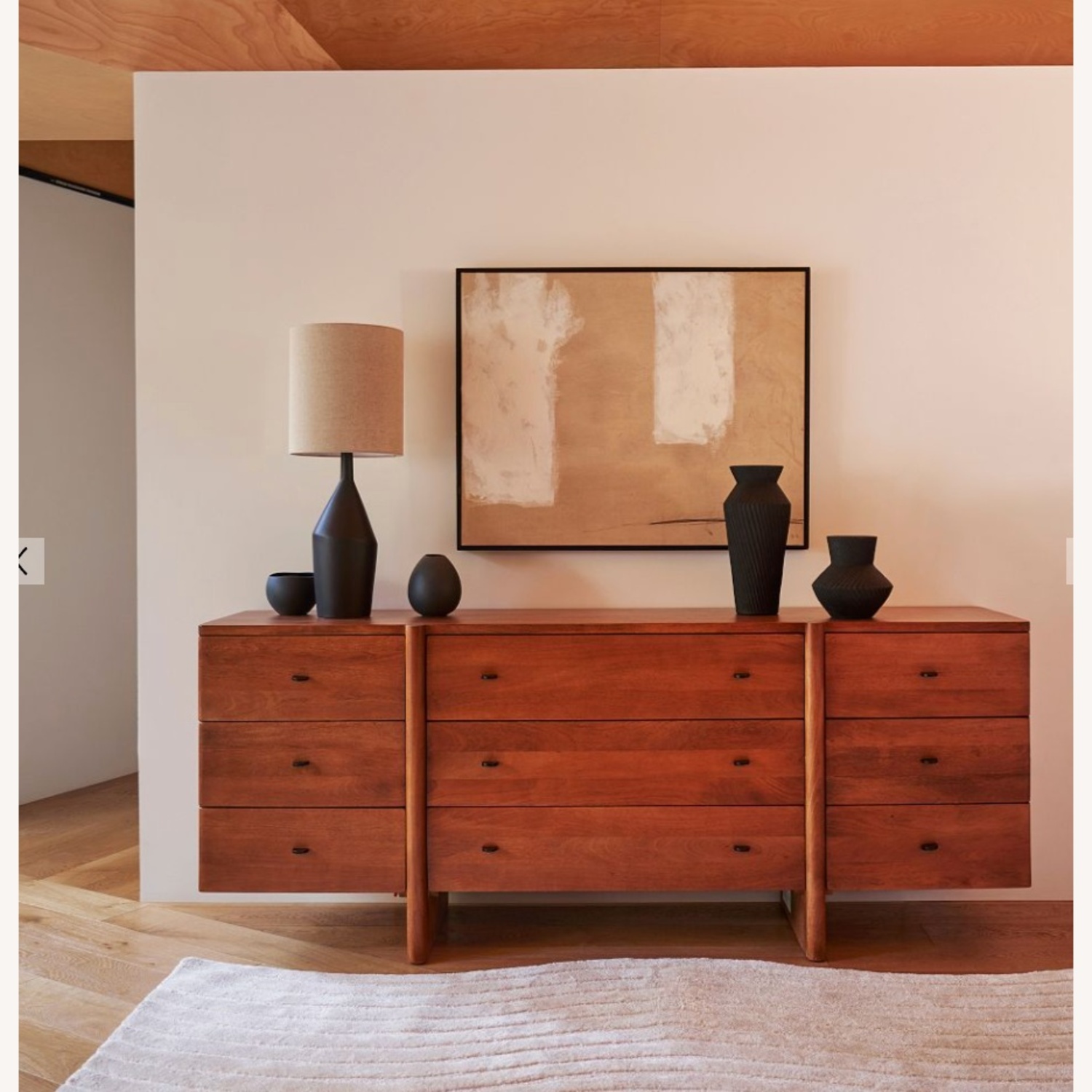 West Elm Black Table Lamps - Set of 2 - image-5