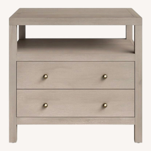 Used Joss & Main Light Brown Wood Nightstand for sale on AptDeco