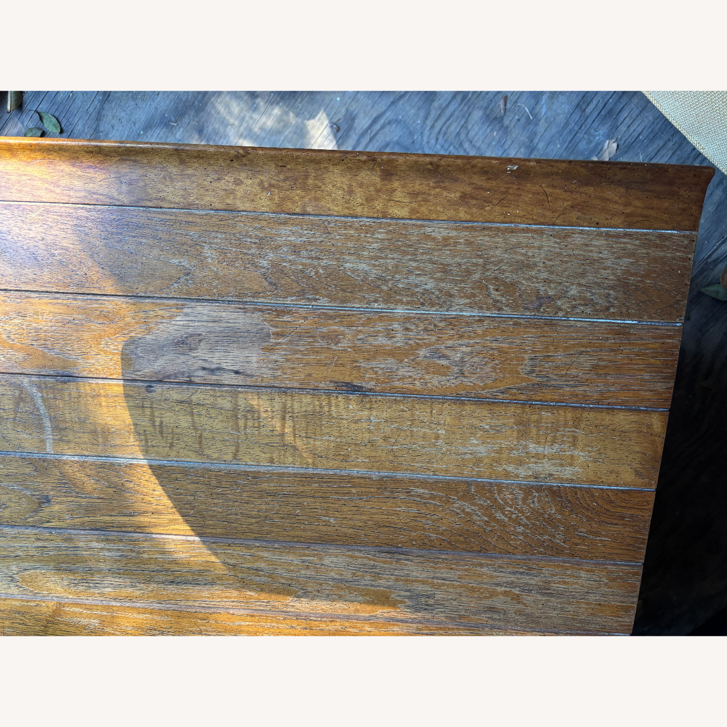 Vintage/Antique Finds Dark Brown Wood Side Table - image-4
