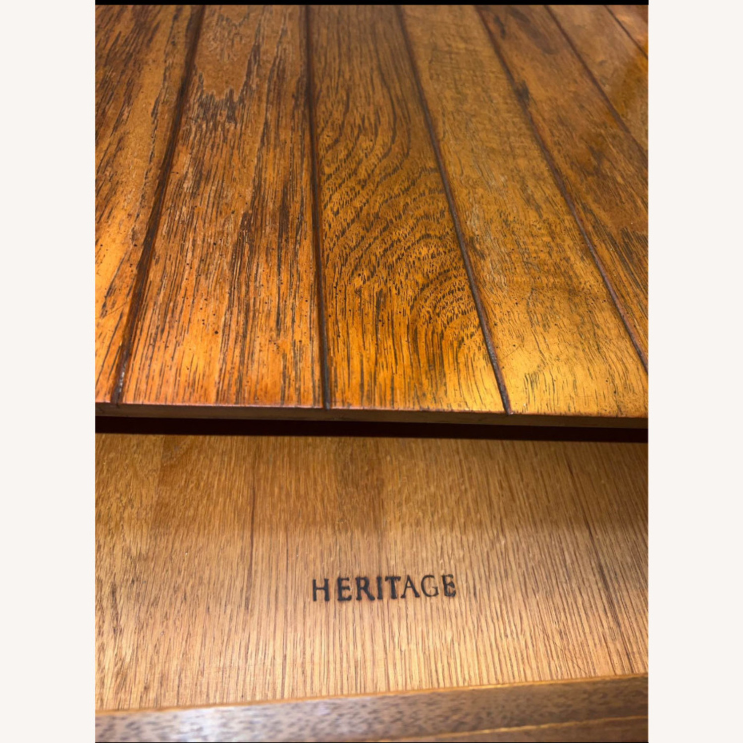 Vintage/Antique Finds Dark Brown Wood Side Table - image-5