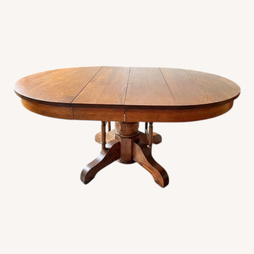 Used Vintage/Antique Dark Brown Dining Table for sale on AptDeco