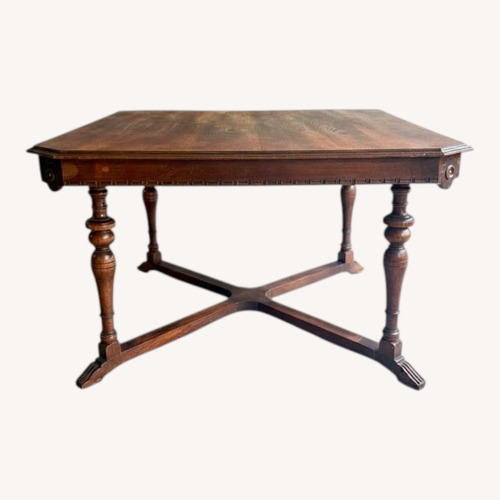 Used Vintage/Antique Dark Brown Dining Table for sale on AptDeco