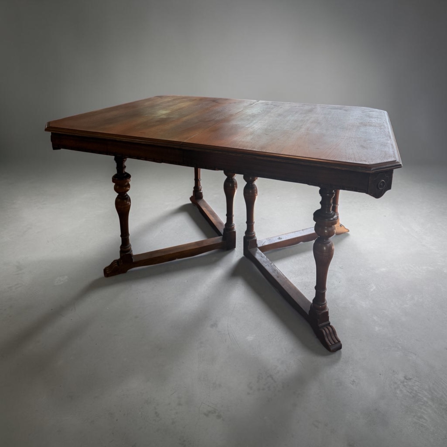 Vintage/Antique Dark Brown Dining Table - image-2