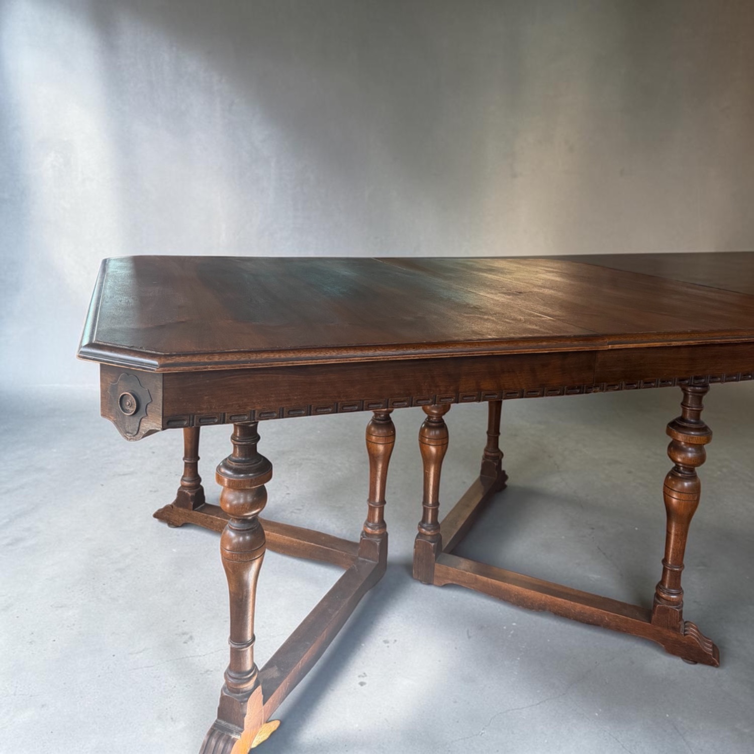 Vintage/Antique Dark Brown Dining Table - image-3