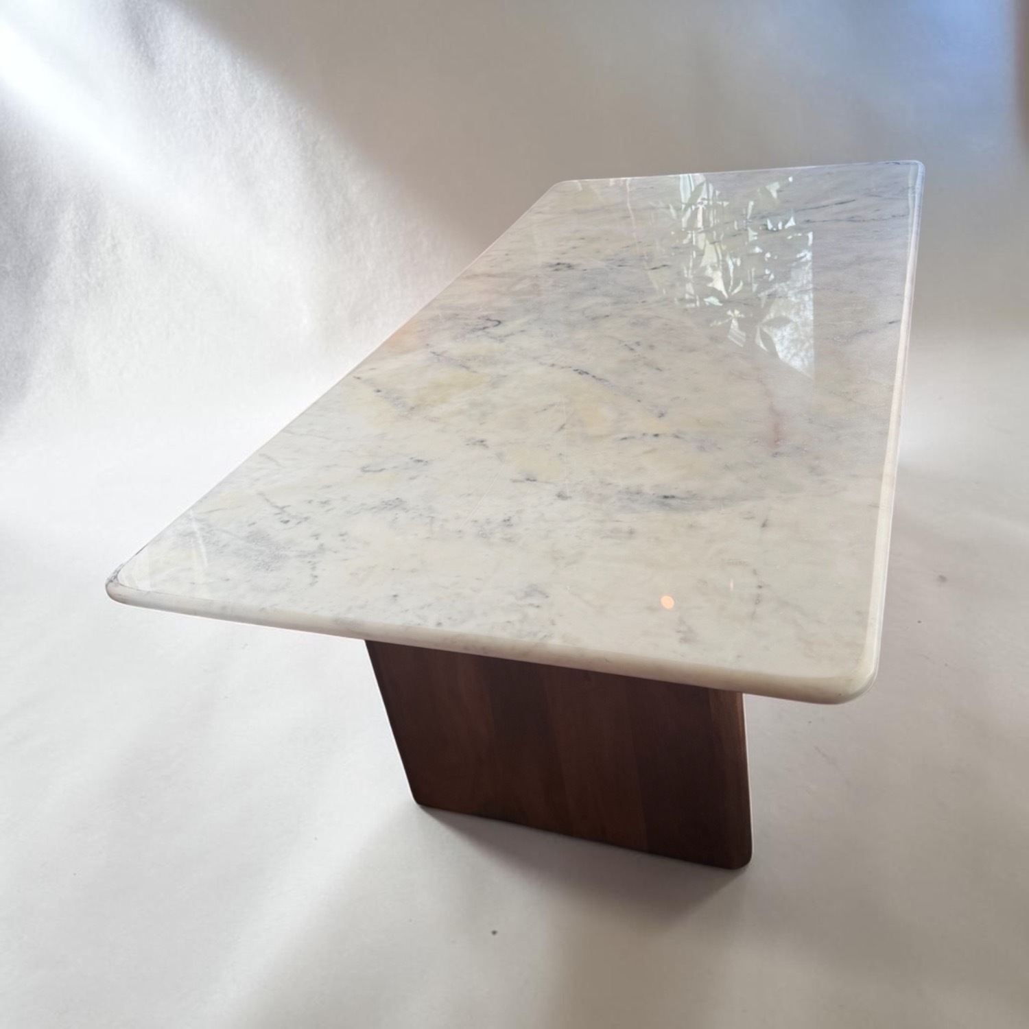 Ashley Furniture Wood and Marble Coffee Table - image-3