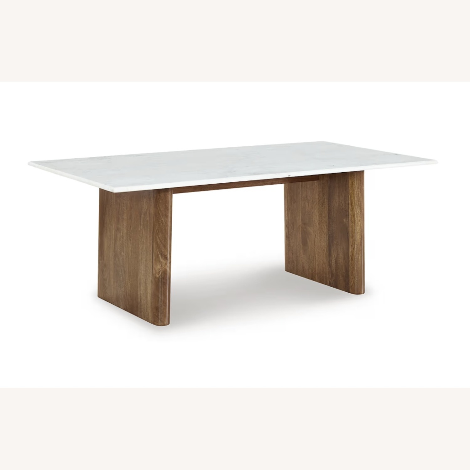 Ashley Furniture Wood and Marble Coffee Table - image-4