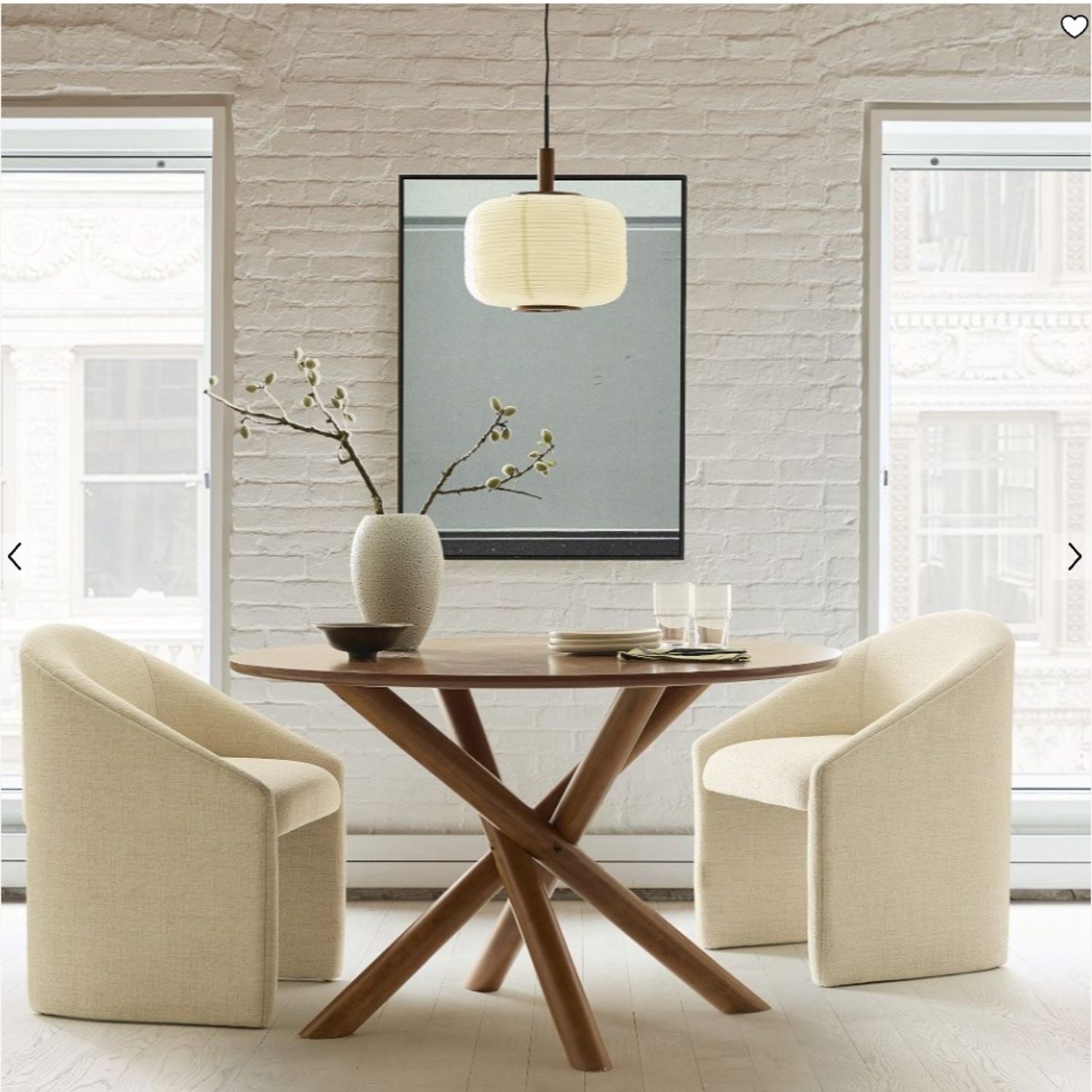 West Elm Jax Round Dining Table 48", 60" - image-7