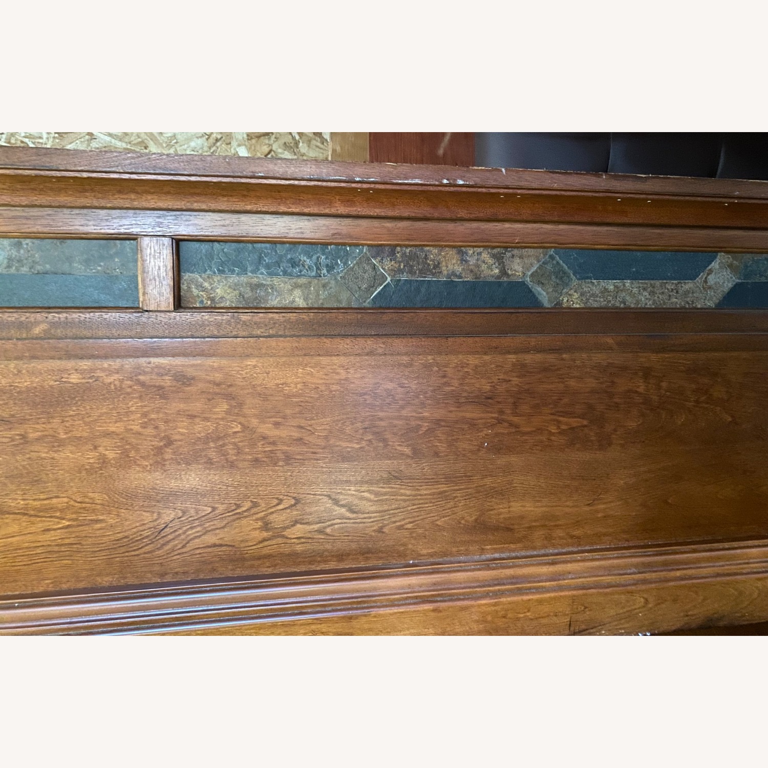 Ashley Dark Brown Wood Headboard - image-7