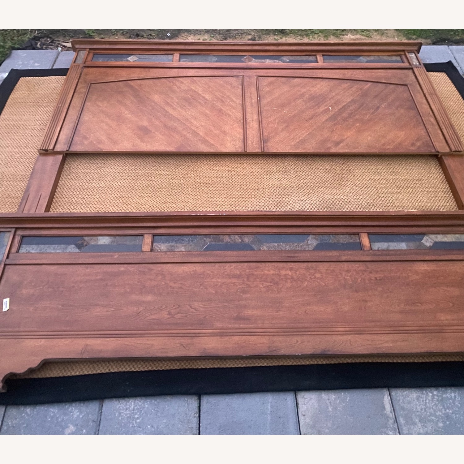Ashley Dark Brown Wood Headboard - image-3
