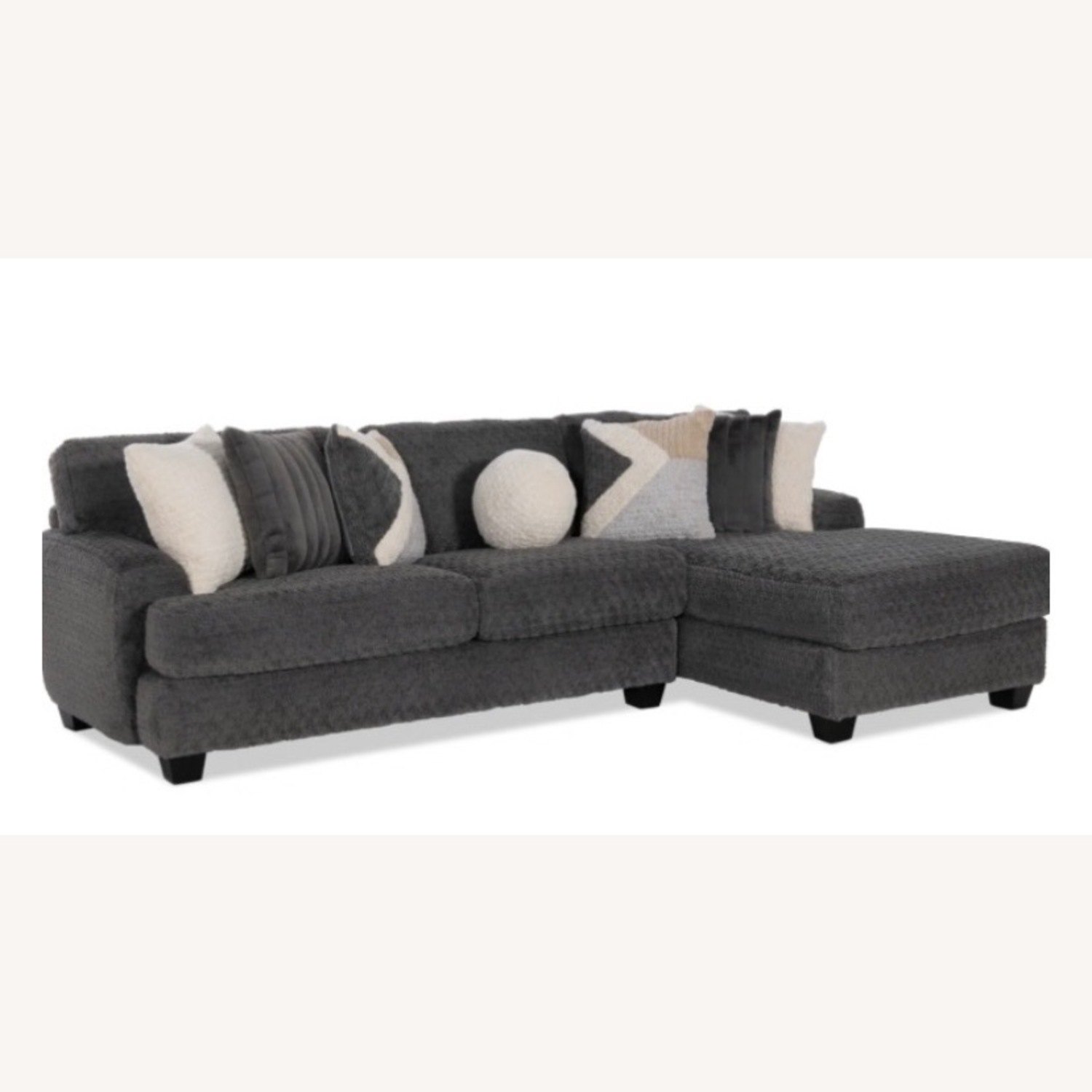Bob's Discount Gray 114” Sectional - image-5