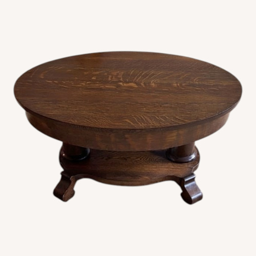 Used Vintage/Antique Dark Brown Coffee Table for sale on AptDeco