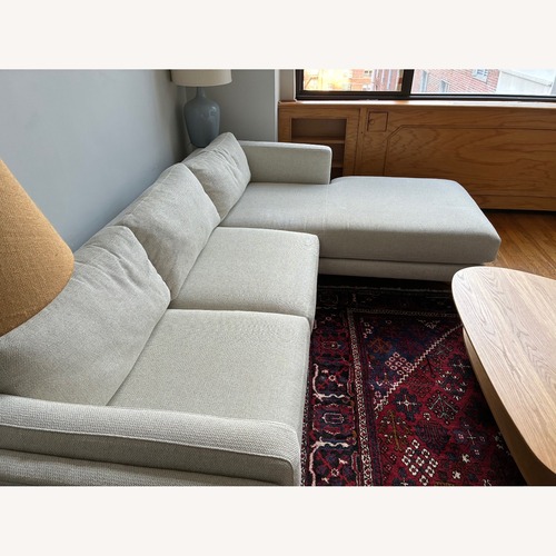 Used Room & Board Natural Fabric 2 Piece Sectional for sale on AptDeco