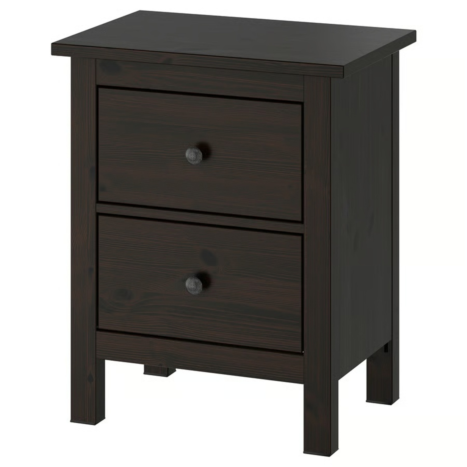 IKEA HEMNES 2-Drawer Chest Black-Brown - image-5