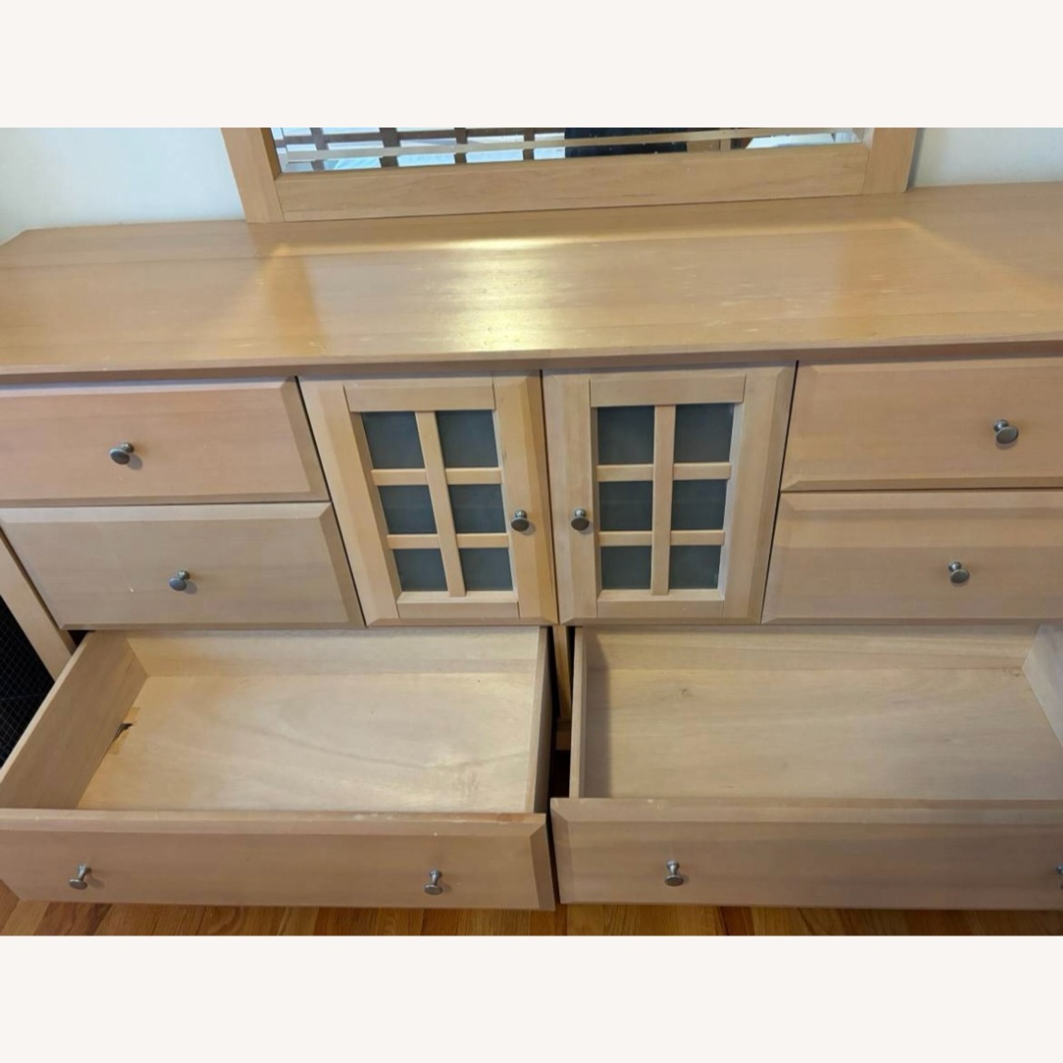 Levitz Furniture Wood Dresser with Mirror - image-5
