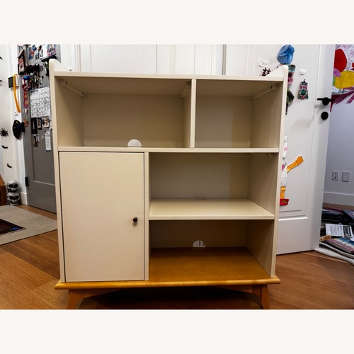 Used Pottery Barn Teen White Wood Bookcase for sale on AptDeco