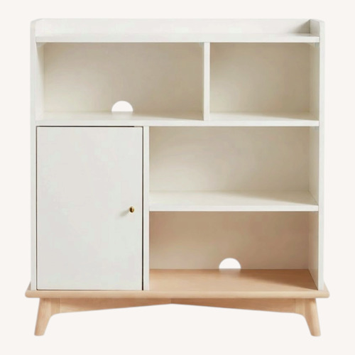 Used Pottery Barn Teen White Wood Bookcase for sale on AptDeco