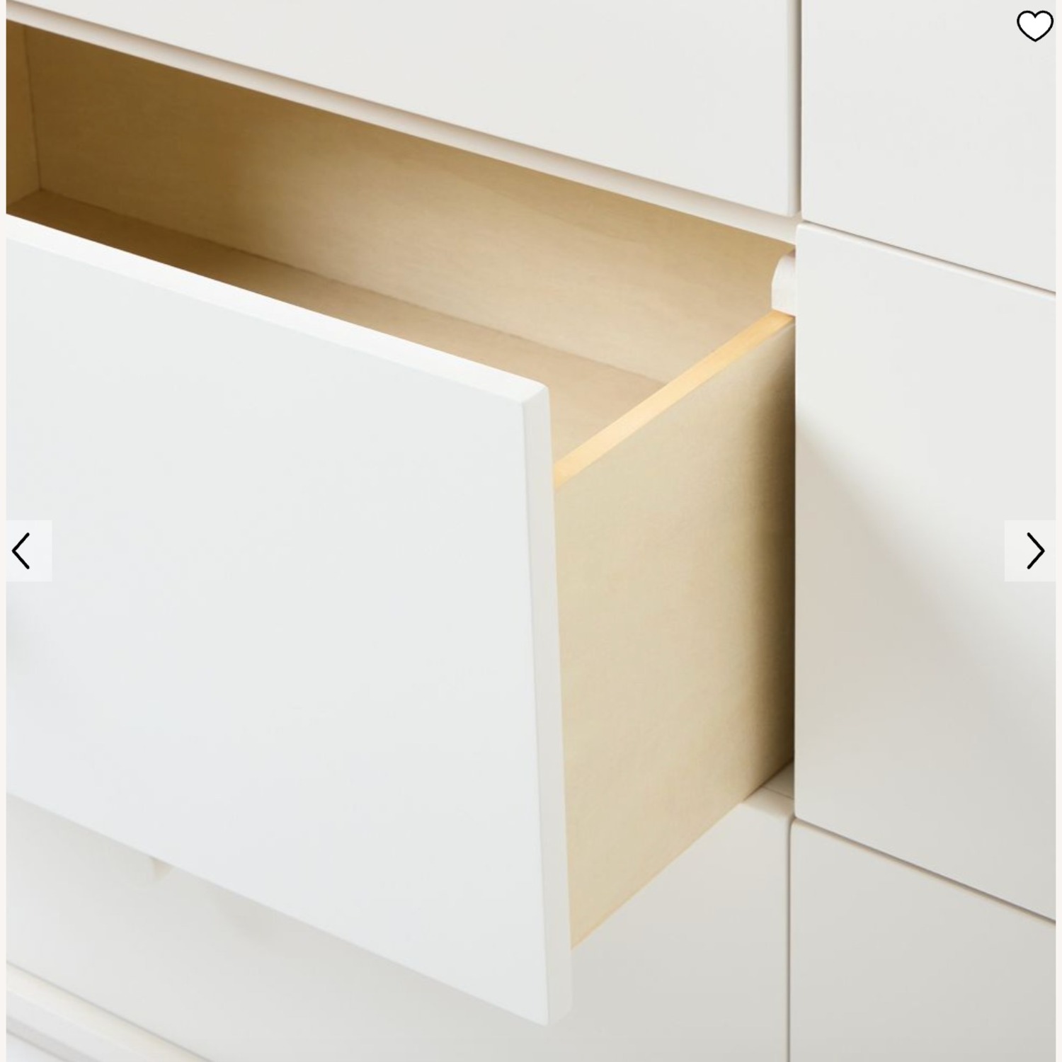 West Elm Kids White Wood Dresser - image-2