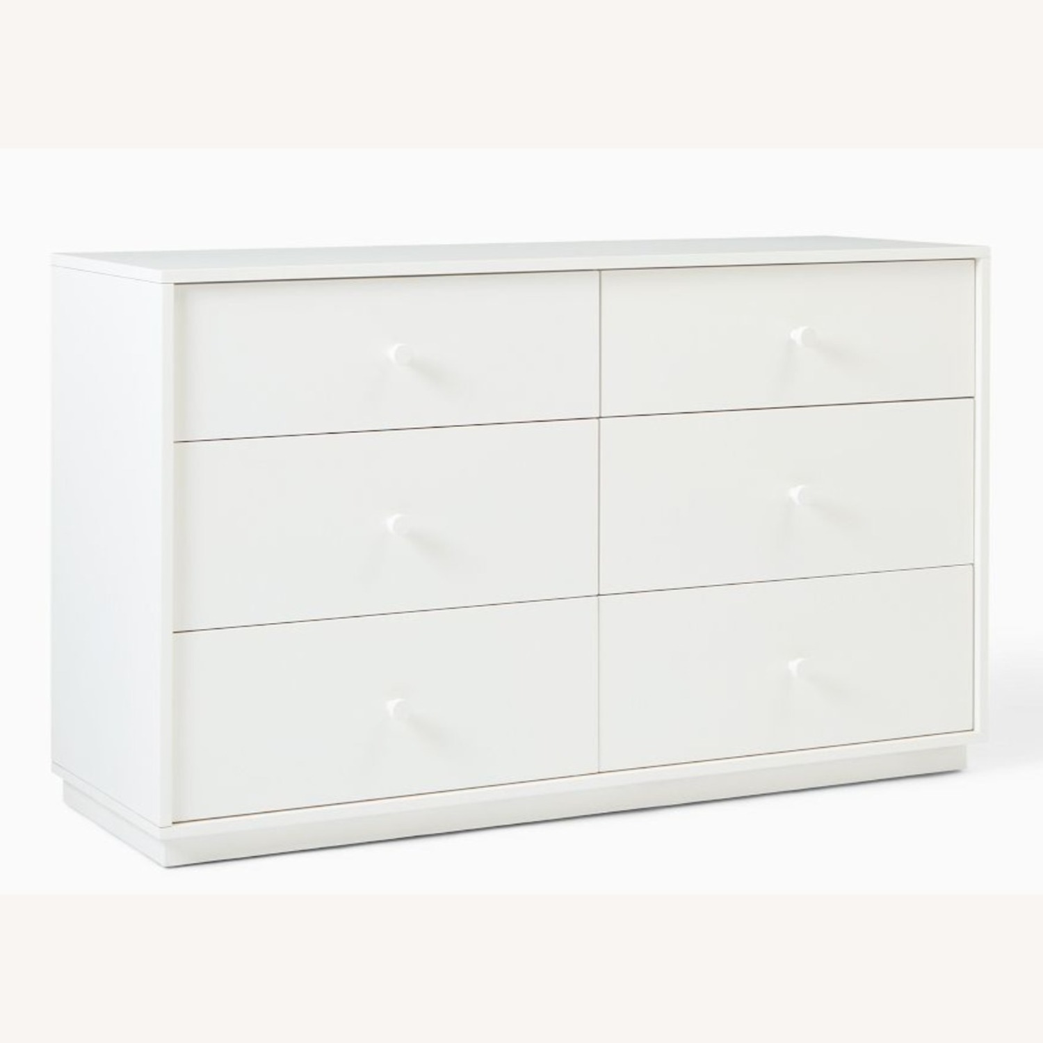 West Elm Kids White Wood Dresser - image-3