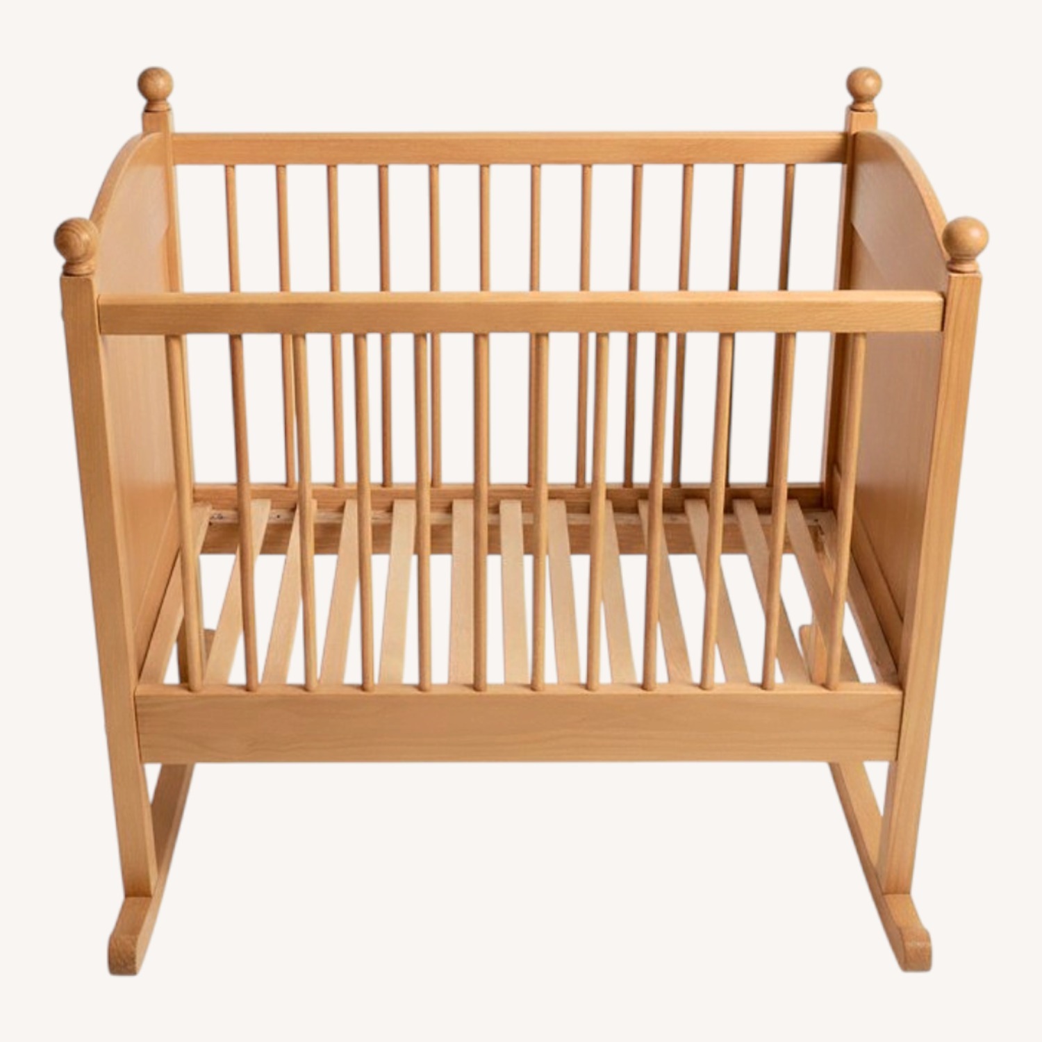 Jacadi Natural Wood Cradle with Canopy  - image-4