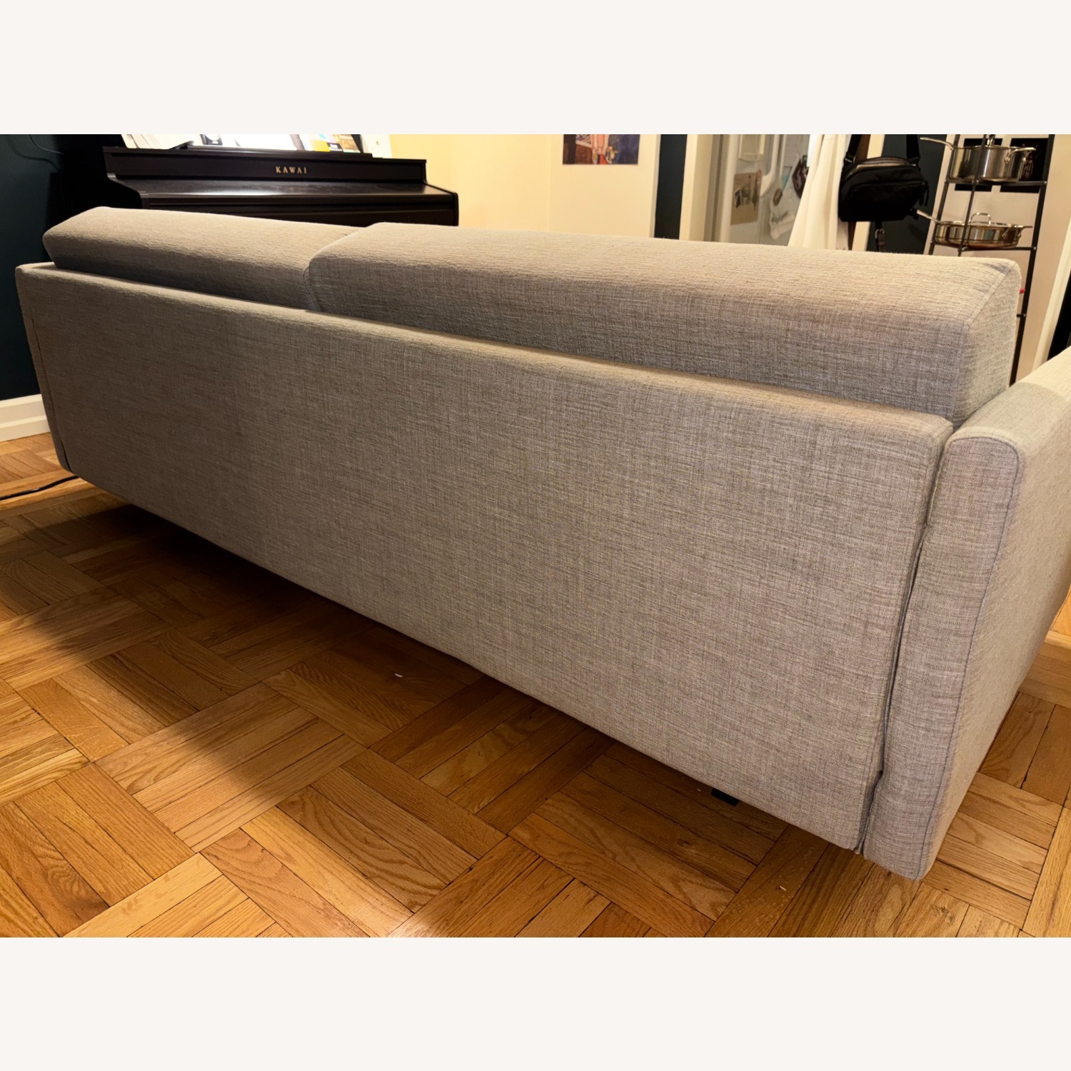 Design Within Reach Light Gray Tuck Sleeper Sofa - image-6
