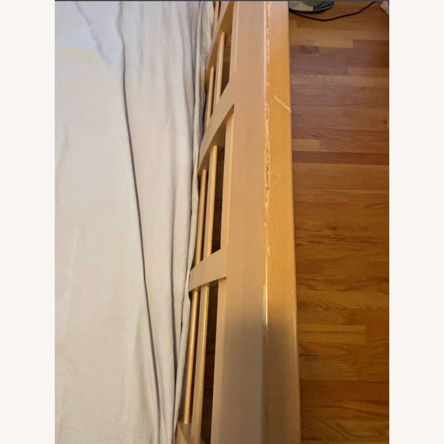 Levitz Wood Queen Bed Frame Headboard Footboard - image-6