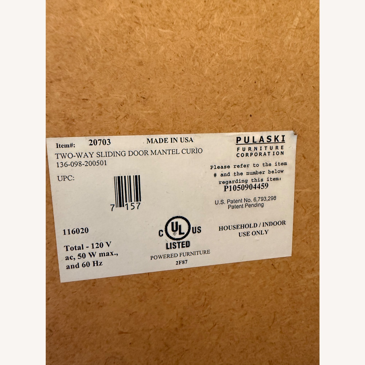 Pulaski Furniture Dark Brown Wood Wall Shelf - image-2