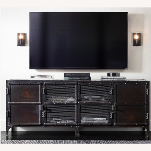 Used Restoration Hardware Dark Brown Media Storage for sale on AptDeco