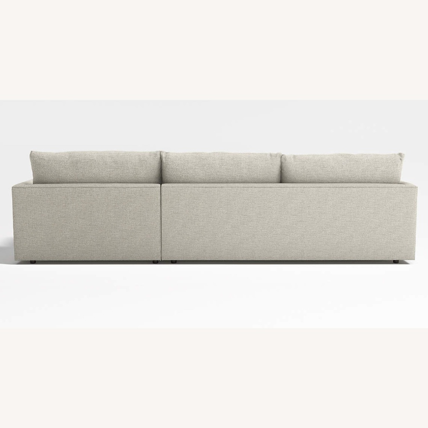 Crate & Barrel 2 Piece Sectional Natural Color - image-3