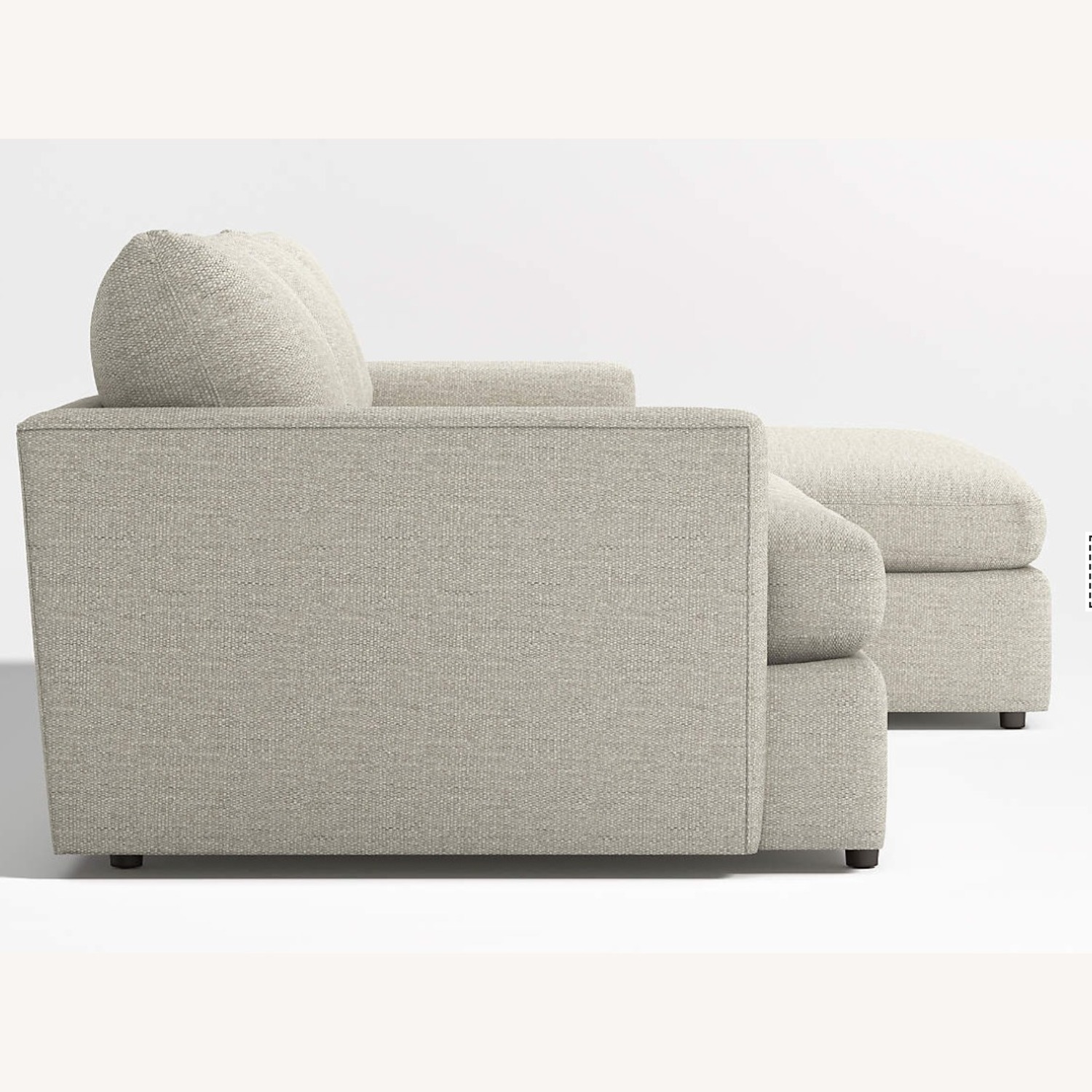 Crate & Barrel 2 Piece Sectional Natural Color - image-2