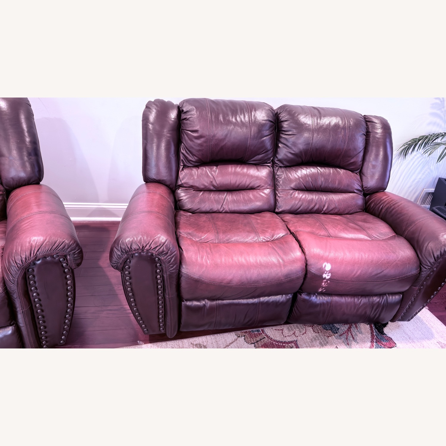 Raymour & Flanigan Dark Brown 2 Seater Sofa - image-1