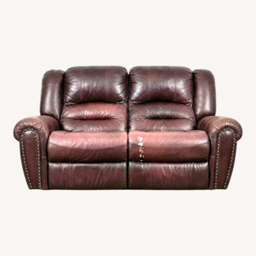 Used Raymour & Flanigan Dark Brown 2 Seater Sofa for sale on AptDeco