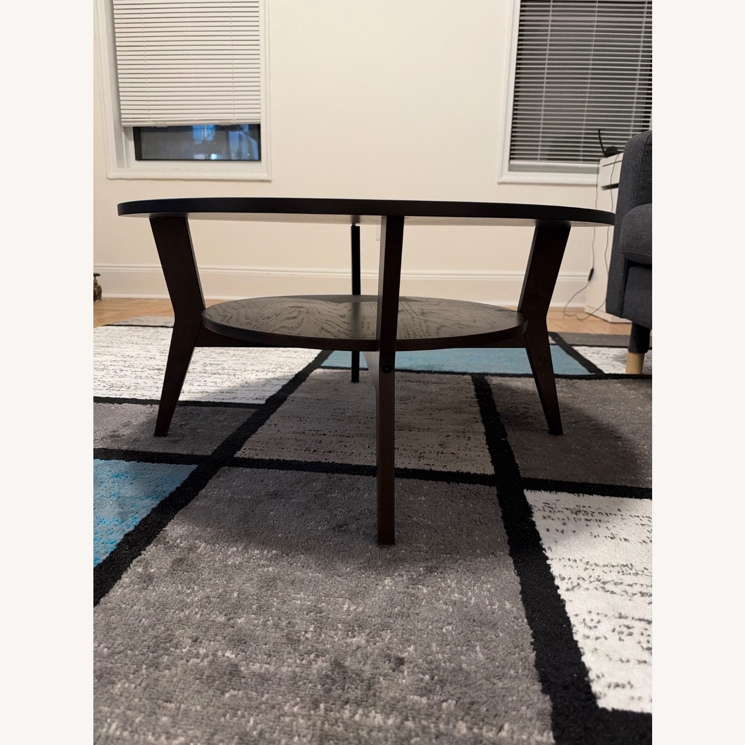 IKEA Dark Brown Wood Coffee Table - image-3