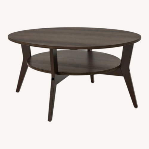 Used IKEA Dark Brown Wood Coffee Table for sale on AptDeco