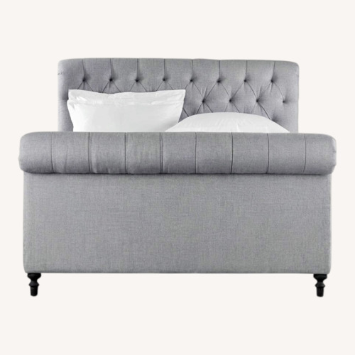 Used Restoration Hardware Chesterfield Queen Sleigh Bed for sale on AptDeco