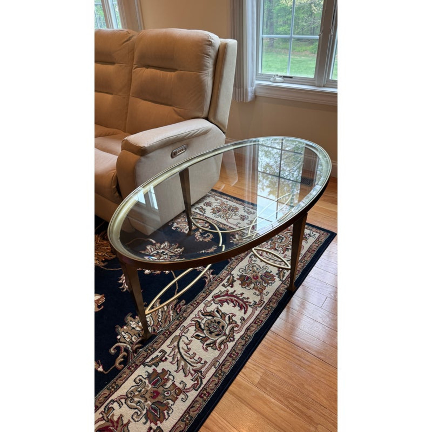 Matching Glass Coffee Table and End Table - image-18