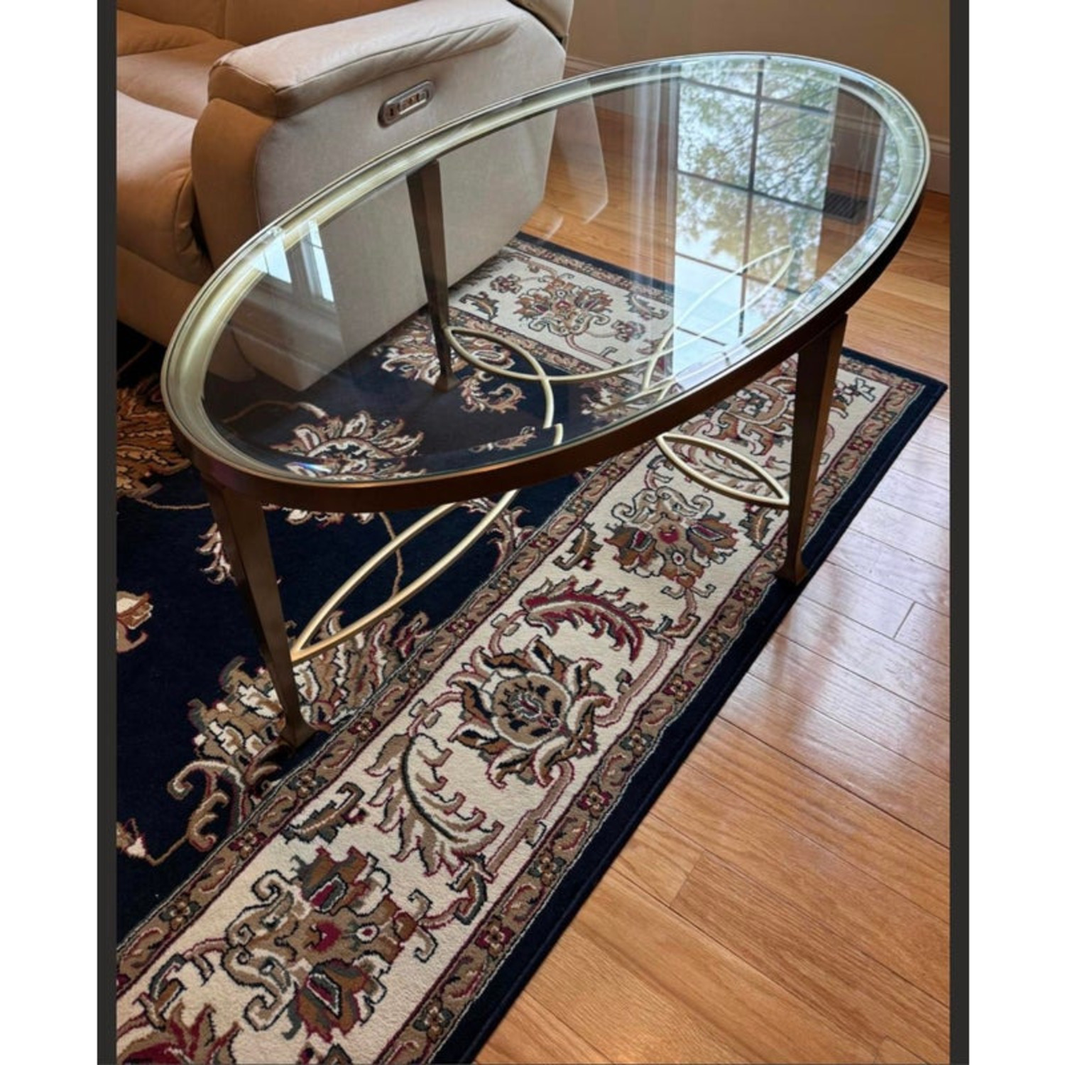 Matching Glass Coffee Table and End Table - image-10