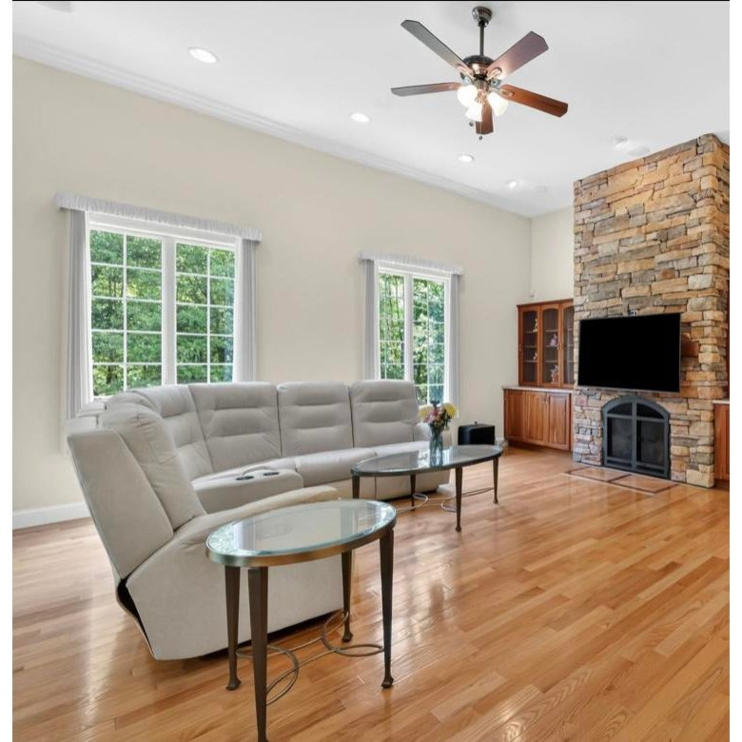 Matching Glass Coffee Table and End Table - image-3