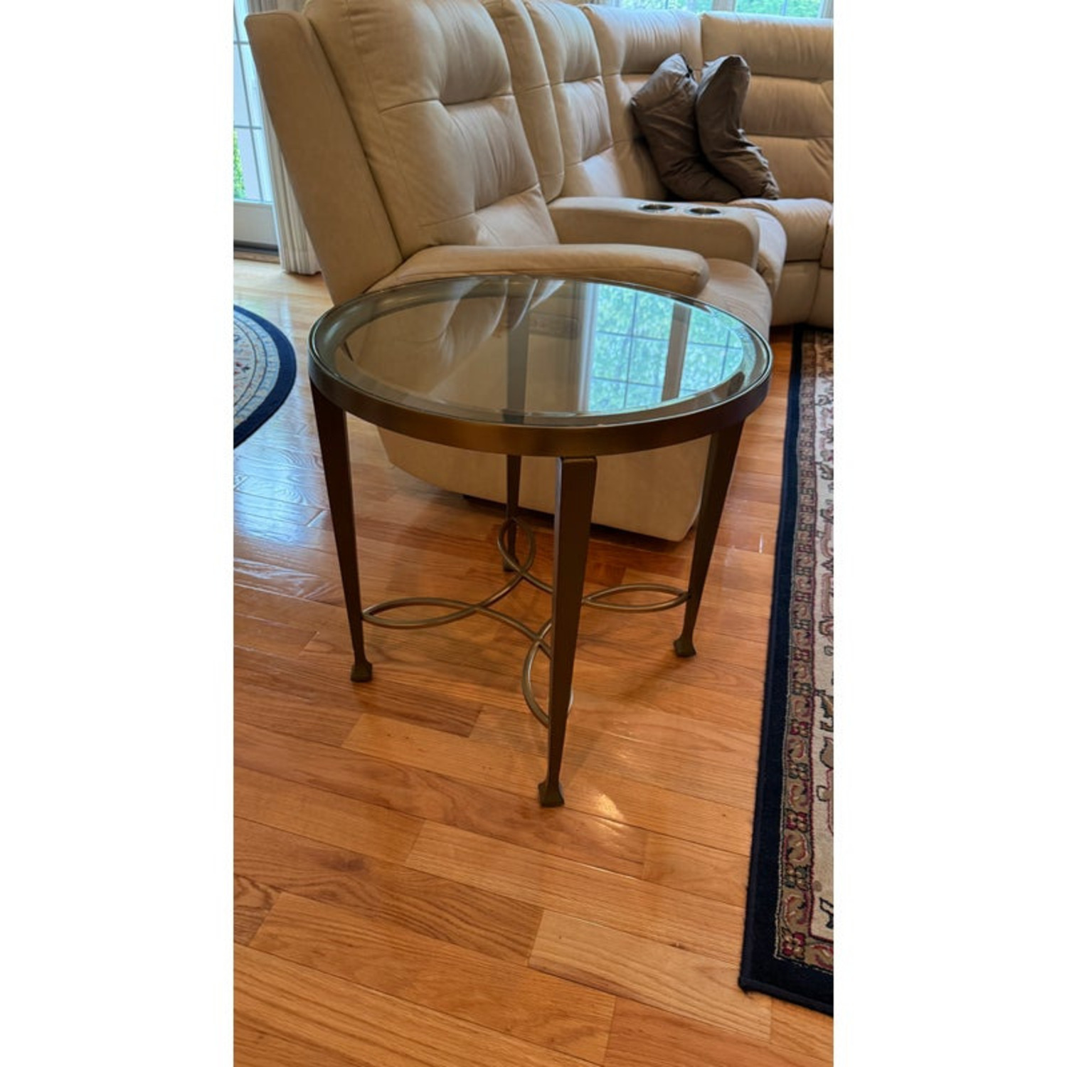 Matching Glass Coffee Table and End Table - image-17