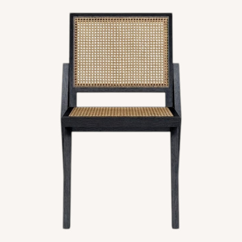 Used Williams Sonoma Wood and Cane Dining Chairs for sale on AptDeco