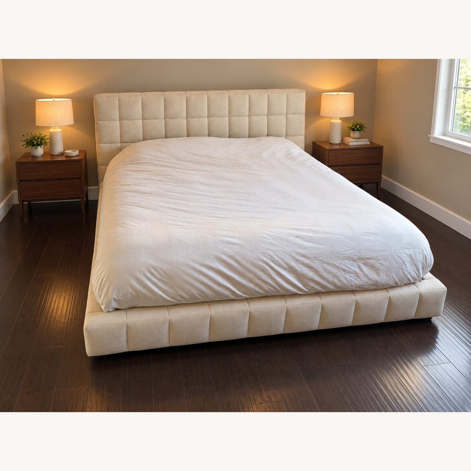 Modloft Modern Thompson Bed Fabric Cal King - image-2