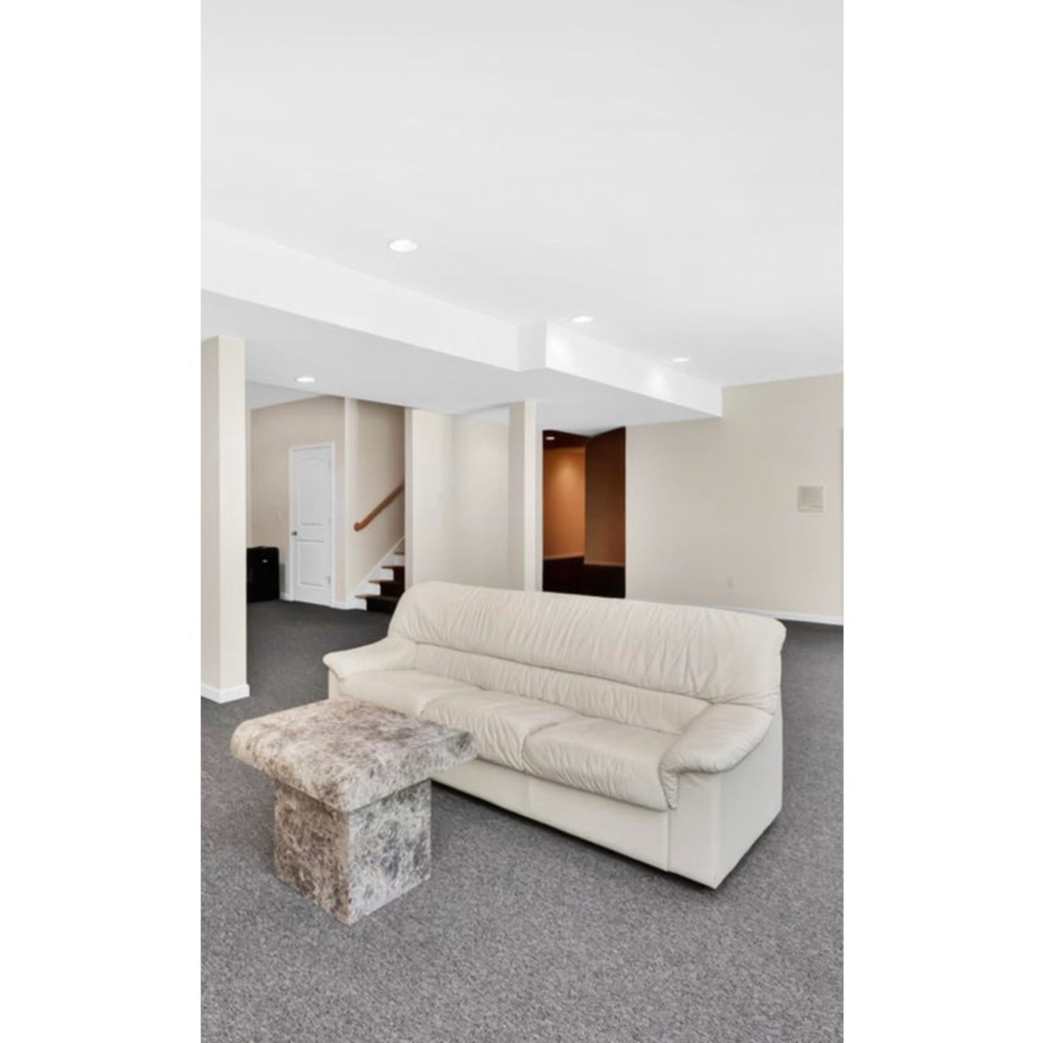 Set of 2 Marble Effect End Tables - image-6