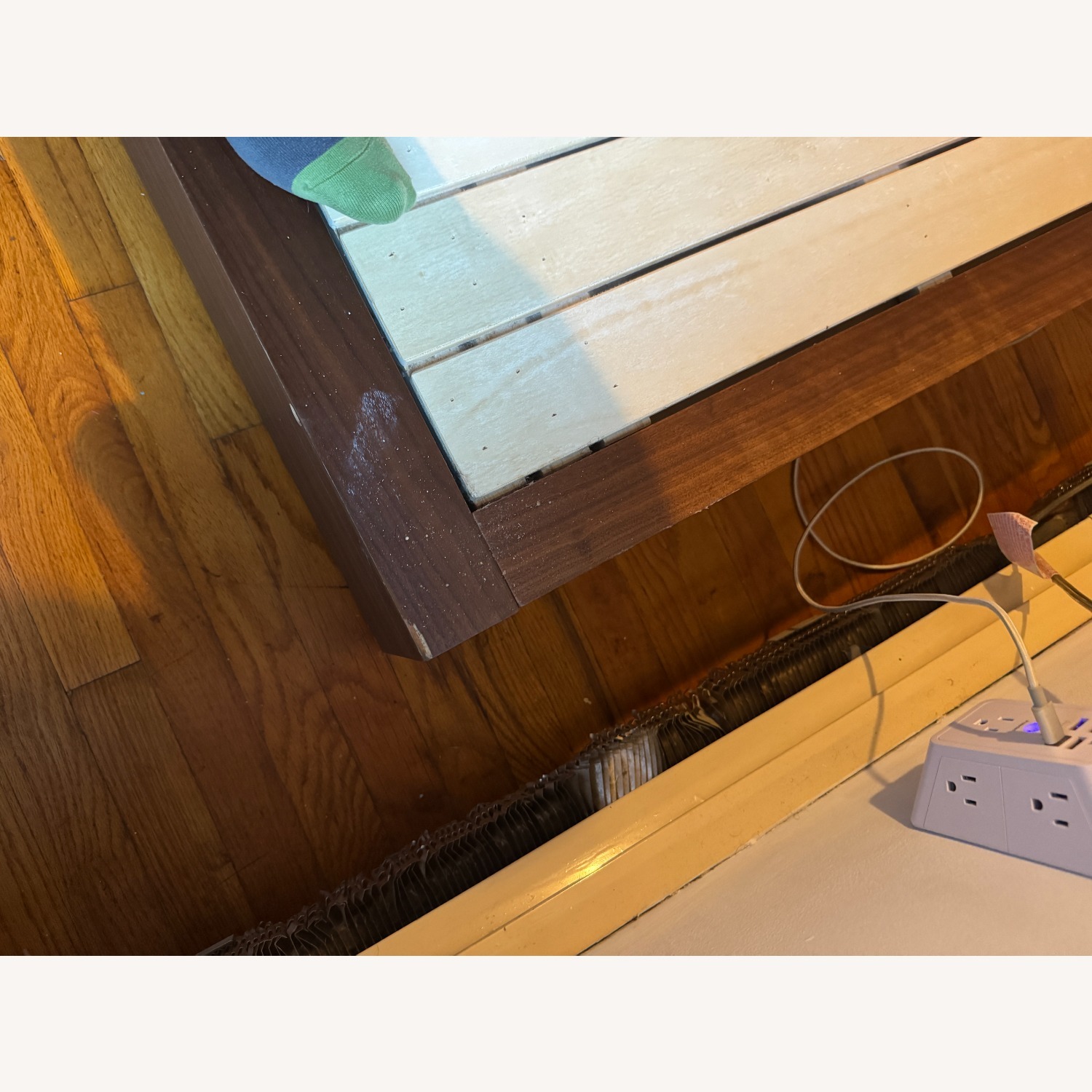 Muji Walnut Natural Wood Double Bed - image-4