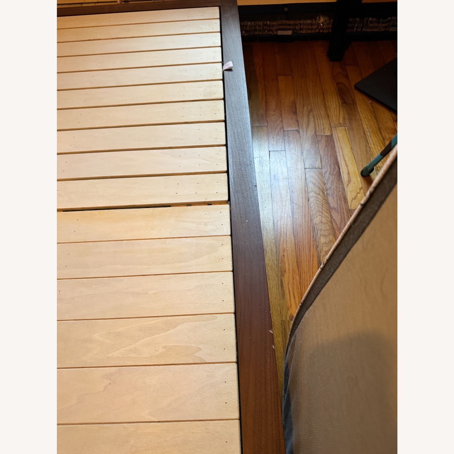 Muji Walnut Natural Wood Double Bed - image-17