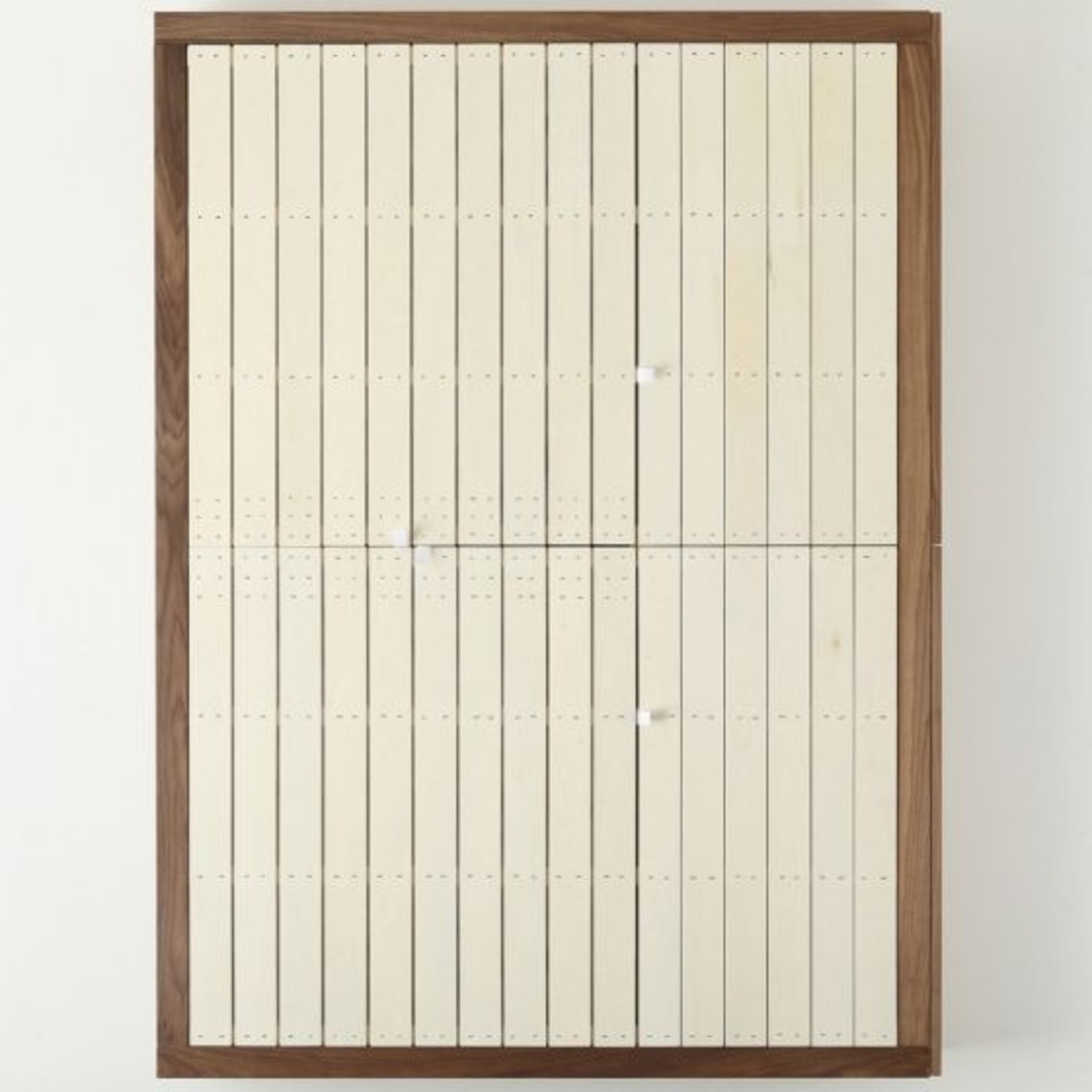 Muji Walnut Natural Wood Double Bed - image-2