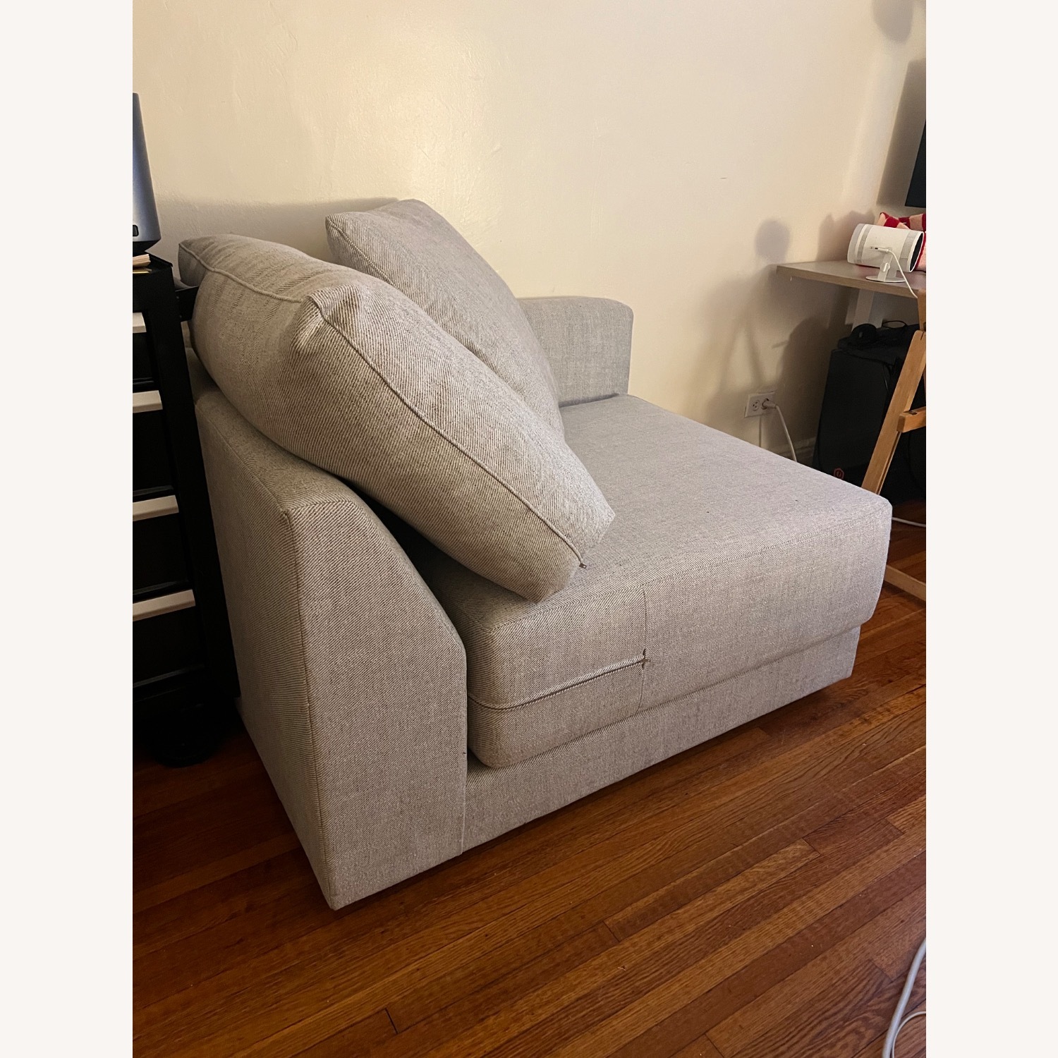 Crate & Barrel Lounge Deep Corner Chair Sectional Piece - image-3
