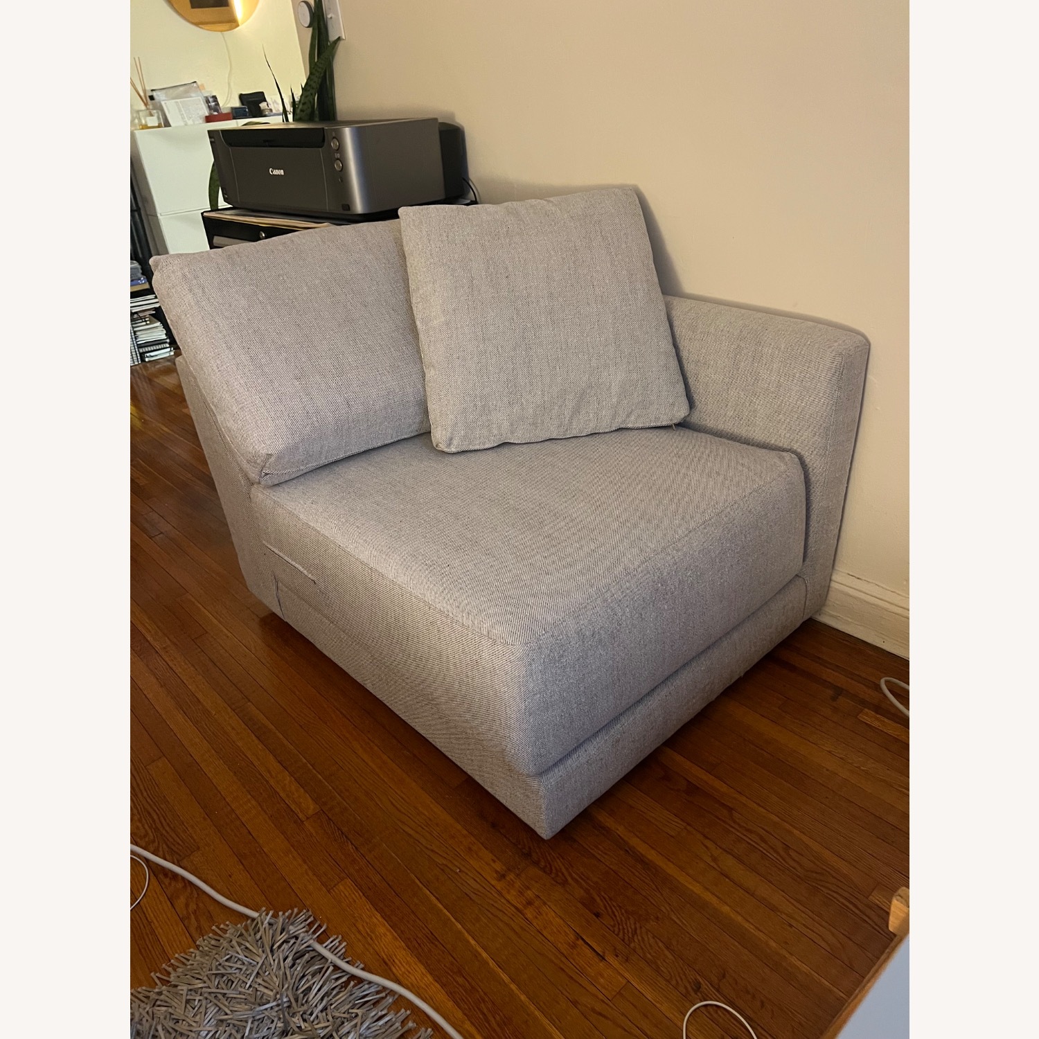 Crate & Barrel Lounge Deep Corner Chair Sectional Piece - image-2