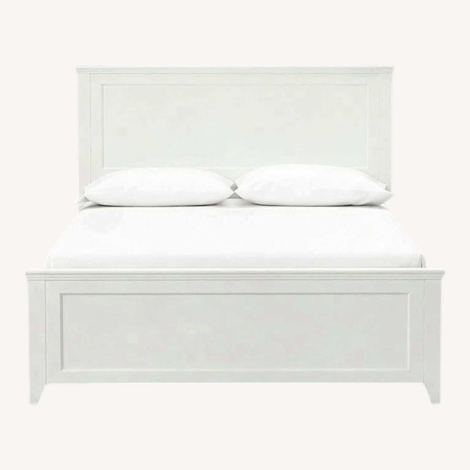 Pottery Barn Teen Hampton White Wood Twin Bed - image-0