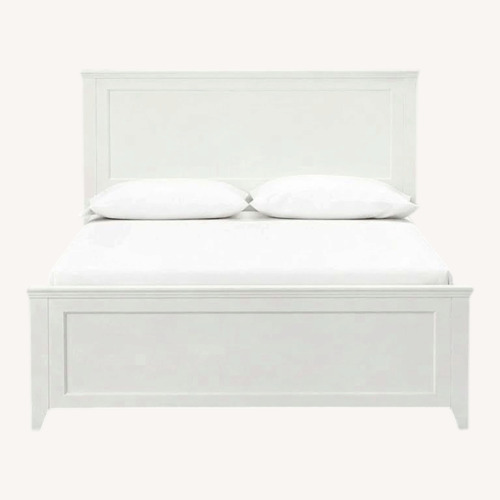 Used Pottery Barn Teen Hampton White Wood Twin Bed for sale on AptDeco