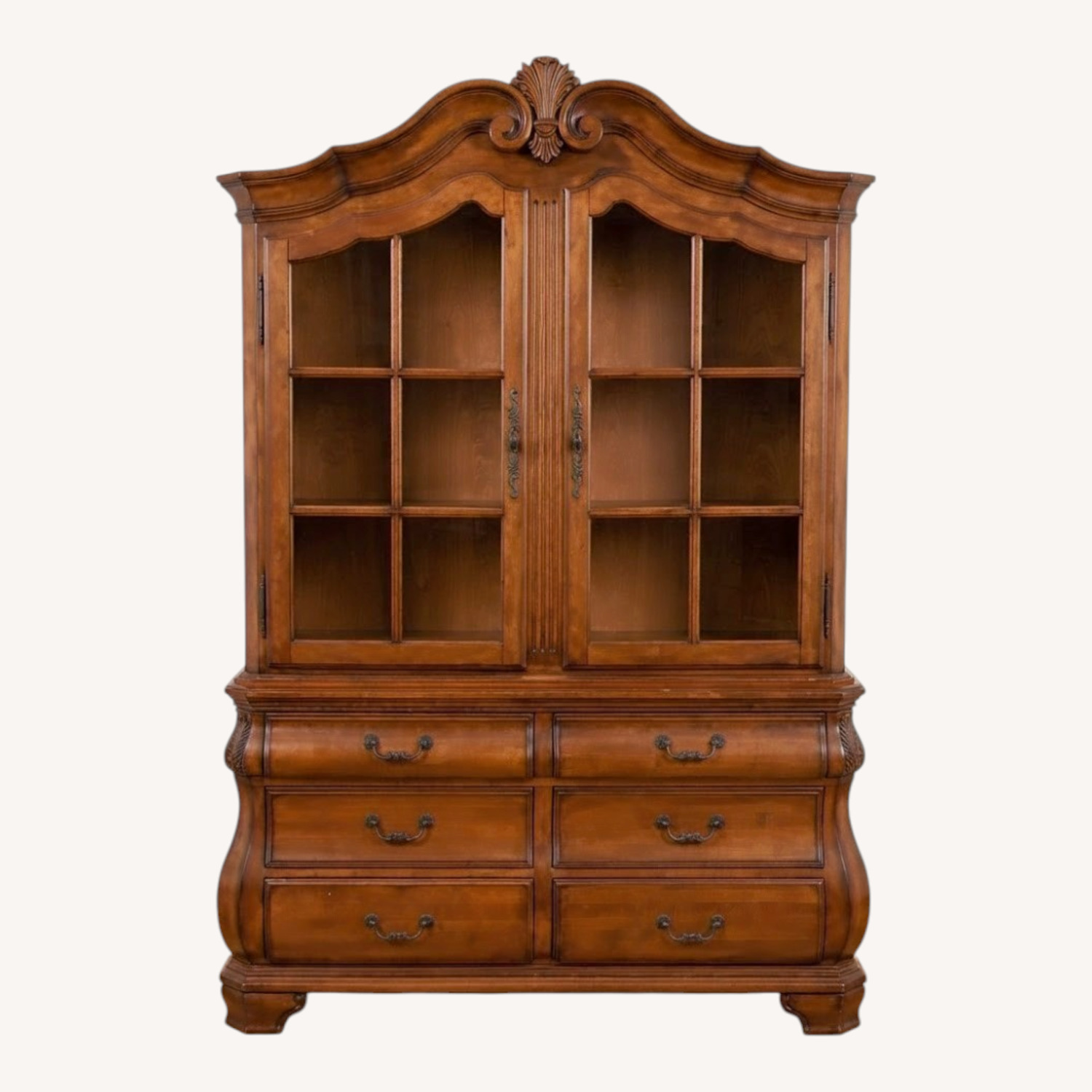 Vintage/Antique Finds Dark Brown Wood Sideboard - image-0